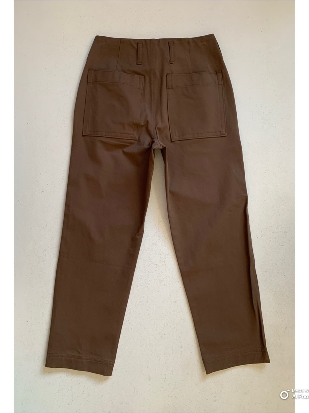 Everlane Cocoa Brown Bi-Stretch Utility Pant Size 00 NWT Fall Casual - Picture 7 of 17